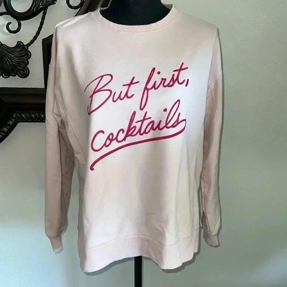 Wildfox Pink Sweatshirt with Red Text - Picture 2 of 14